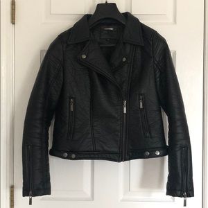 Faux Leather Jacket